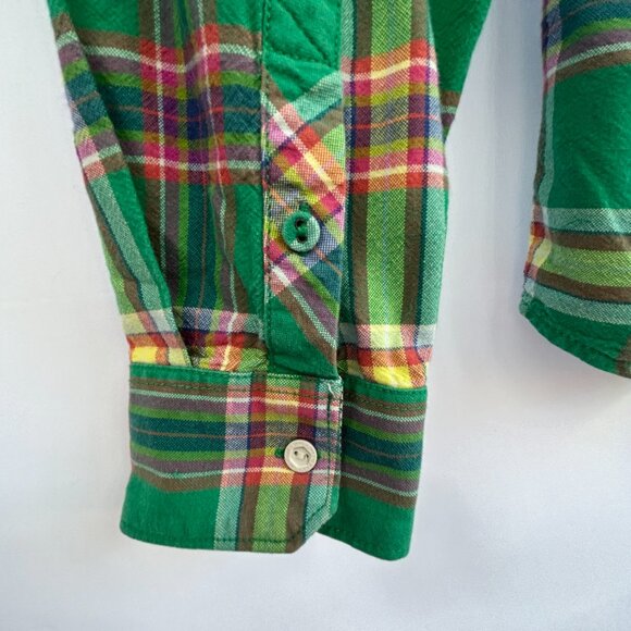 Vans green plaid button-up shirt men size large - Casual Streetwear Skate - Picture 4 of 11